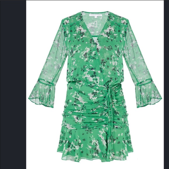 Veronica Beard green floral dress - Picture 4 of 7